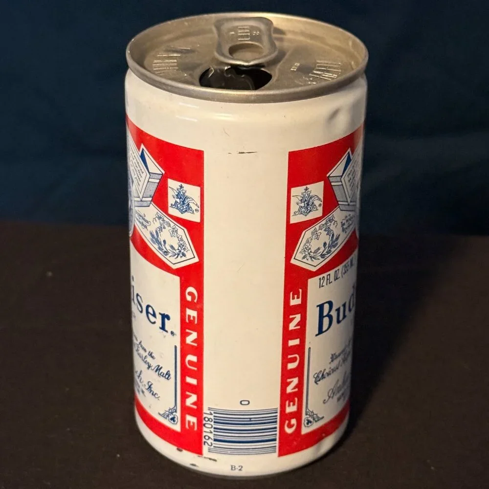 Budweiser lager vintage beer can
